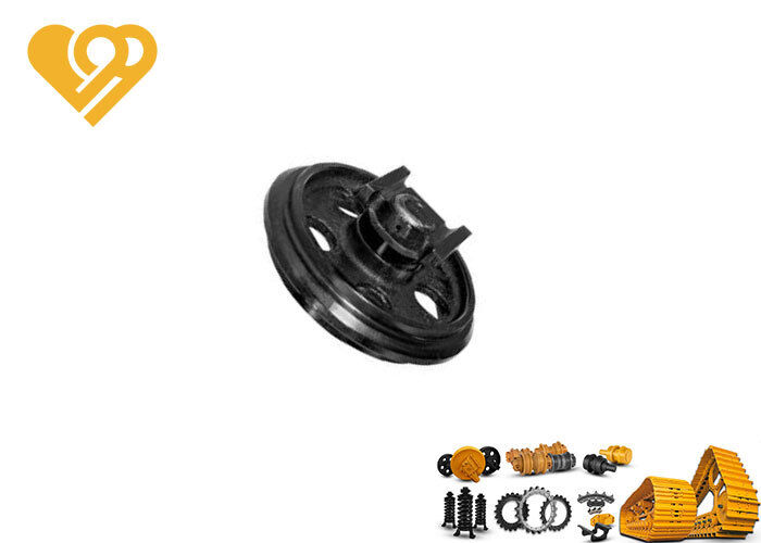 Construction Machinery OEM Heat Treatment Undercarriage Spare Parts Forge Steel Idler Tension Wheel for Komatsu PC75R-2HD
