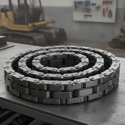 質 D6H D6R SALT 35MnBH合金鋼とHRC 40-55でキャターピラーブルドーザーのための密閉潤滑線鎖組 工場
