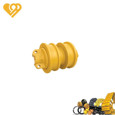 質 Caterpillar D6 D7 ブールドーザーのためのダブルフレンズ・トラック・ボトム・ロール 50Mn鋼材でHRC 40-55硬さ 工場